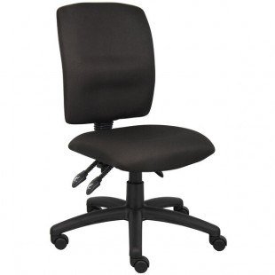 Boss B3035-BK Black Fabric Multi-Function Task Chair Boss B3035-BK Black Fabric Multi-Function Task Chair