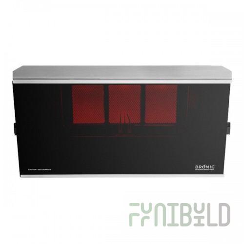Bromic Heating BH0110001 Platinum Smart-Heat 300 Series Natural Gas Outdoor Patio Heater - 23,600 BTU