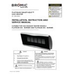 Bromic Heating BH0110001 Platinum Smart-Heat 300 Series Natural Gas Outdoor Patio Heater - 23,600 BTU Bromic Heating BH0110001 Platinum Smart-Heat 300 Series Natural Gas Outdoor Patio Heater - 23,600 BTU