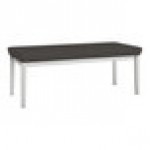 Lesro Lenox Steel Patriot Plus Charcoal Vinyl 2-Seat Bench Lesro Lenox Steel Patriot Plus Charcoal Vinyl 2-Seat Bench