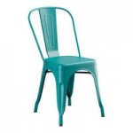 Lancaster Table & Seating Alloy Ruby Red Outdoor Cafe Chair with Tan Fabric Magnetic Cushion