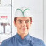 Choice Adjustable Green Stripe Disposable Overseas Cap - 1,000/Case Choice Adjustable Green Stripe Disposable Overseas Cap - 1,000/Case