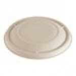 World Centric Compostable Fiber Lid for 16-32 oz. Fiber Take-Out Bowls - 500/Case