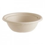 World Centric Compostable Fiber Lid for 16-32 oz. Fiber Take-Out Bowls - 500/Case