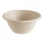 World Centric Compostable Fiber Lid for 16-32 oz. Fiber Take-Out Bowls - 500/Case