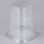 Placon 32 oz. Square Recycled PET Deli Container - 400/Case Placon 32 oz. Square Recycled PET Deli Container - 400/Case