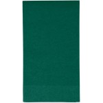 Creative Converting 953124 Hunter Green 3-Ply Guest Towel / Buffet Napkin - 192/Case Creative Converting 953124 Hunter Green 3-Ply Guest Towel / Buffet Napkin - 192/Case