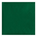 Creative Converting 953124 Hunter Green 3-Ply Guest Towel / Buffet Napkin - 192/Case Creative Converting 953124 Hunter Green 3-Ply Guest Towel / Buffet Napkin - 192/Case
