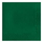 Creative Converting 953124 Hunter Green 3-Ply Guest Towel / Buffet Napkin - 192/Case Creative Converting 953124 Hunter Green 3-Ply Guest Towel / Buffet Napkin - 192/Case