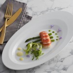 Schonwald 9125708 Allure 2.25 oz. Bone White Porcelain Dip Dish - 12/Case