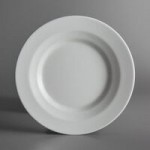 Schonwald 9125708 Allure 2.25 oz. Bone White Porcelain Dip Dish - 12/Case