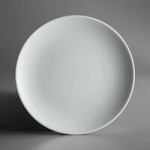 Schonwald 9125708 Allure 2.25 oz. Bone White Porcelain Dip Dish - 12/Case