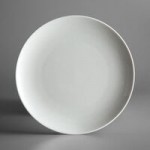 Schonwald 9125708 Allure 2.25 oz. Bone White Porcelain Dip Dish - 12/Case