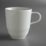 Schonwald 9125708 Allure 2.25 oz. Bone White Porcelain Dip Dish - 12/Case