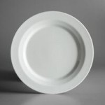 Schonwald 9125708 Allure 2.25 oz. Bone White Porcelain Dip Dish - 12/Case
