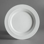 Schonwald 9125708 Allure 2.25 oz. Bone White Porcelain Dip Dish - 12/Case
