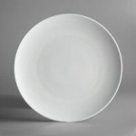 Schonwald 9125708 Allure 2.25 oz. Bone White Porcelain Dip Dish - 12/Case
