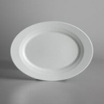 Schonwald 9125708 Allure 2.25 oz. Bone White Porcelain Dip Dish - 12/Case