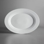 Schonwald 9125708 Allure 2.25 oz. Bone White Porcelain Dip Dish - 12/Case