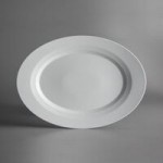 Schonwald 9125708 Allure 2.25 oz. Bone White Porcelain Dip Dish - 12/Case