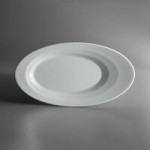 Schonwald 9125708 Allure 2.25 oz. Bone White Porcelain Dip Dish - 12/Case