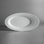 Schonwald 9125708 Allure 2.25 oz. Bone White Porcelain Dip Dish - 12/Case