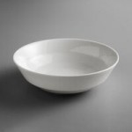 Schonwald 9125708 Allure 2.25 oz. Bone White Porcelain Dip Dish - 12/Case