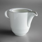 Schonwald 9125708 Allure 2.25 oz. Bone White Porcelain Dip Dish - 12/Case