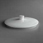 Schonwald 9125708 Allure 2.25 oz. Bone White Porcelain Dip Dish - 12/Case
