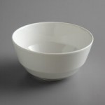 Schonwald 9125708 Allure 2.25 oz. Bone White Porcelain Dip Dish - 12/Case