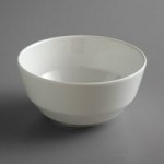 Schonwald 9125708 Allure 2.25 oz. Bone White Porcelain Dip Dish - 12/Case