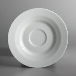Schonwald 9125708 Allure 2.25 oz. Bone White Porcelain Dip Dish - 12/Case