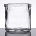 American Metalcraft MSJ3 10 oz. White Square Melamine Jar