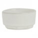 The Potter's Collection by Robert Gordon from Steelite International 1.75 oz. Round Shell Porcelain Stack Ramekin - 36/Case
