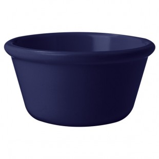 GET RM-400-CB 4 oz. Cobalt Blue Smooth Melamine Ramekin - 48/Case