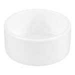 Libbey BW-008 Chef's Selection II 1.75 oz. Ultra Bright White Porcelain Disk Bowl - 36/Case Libbey BW-008 Chef's Selection II 1.75 oz. Ultra Bright White Porcelain Disk Bowl - 36/Case