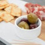 Libbey BW-008 Chef's Selection II 1.75 oz. Ultra Bright White Porcelain Disk Bowl - 36/Case Libbey BW-008 Chef's Selection II 1.75 oz. Ultra Bright White Porcelain Disk Bowl - 36/Case