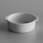 Libbey BW-008 Chef's Selection II 1.75 oz. Ultra Bright White Porcelain Disk Bowl - 36/Case Libbey BW-008 Chef's Selection II 1.75 oz. Ultra Bright White Porcelain Disk Bowl - 36/Case