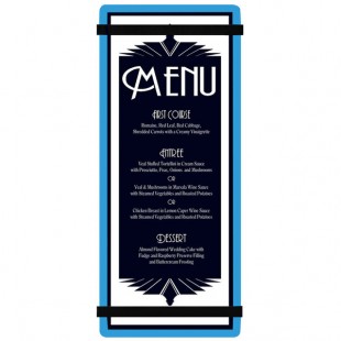 Menu Solutions ACRB-BA Blue 4 1/4 Menu Solutions ACRB-BA Blue 4 1/4