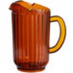 Choice 72 oz. Clear SAN Plastic Beverage Pitcher with 3 Spouts Choice 72 oz. Clear SAN Plastic Beverage Pitcher with 3 Spouts