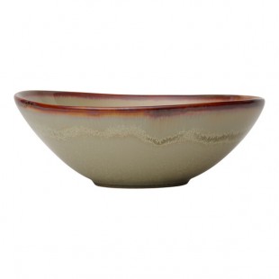 Libbey Hedonite Sage 41 oz. Porcelain Bowl - 12/Case