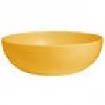 G.E.T. Enterprises BRD18-MOD-YW Bugambilia 15.9 Qt. Smooth MOD Finish Yellow Resin-Coated Aluminum Extra Large Deep Round Bowl G.E.T. Enterprises BRD18-MOD-YW Bugambilia 15.9 Qt. Smooth MOD Finish Yellow Resin-Coated Aluminum Extra Large Deep Round Bowl