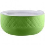 Bon Chef Diamond Collection Cold Wave 10.10 Qt. Cobalt Blue Triple Wall Bowl with Cover