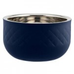 Bon Chef Diamond Collection Cold Wave 10.10 Qt. Cobalt Blue Triple Wall Bowl with Cover