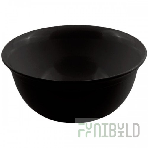 Bon Chef 9069 6 Qt. Black Sandstone Finish Cast Aluminum Round Bowl