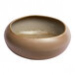 Ariane Mohenjo Daro 67.63 oz. Gold and Brown Organic Round Porcelain Bowl - 2/Case