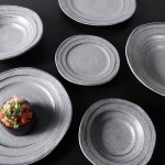 Elite Global Solutions M16BST-GSD Della Terra Melamine Stoneware 3.5 Qt. Granite Stone Design Irregular Round Serving Bowl Elite Global Solutions M16BST-GSD Della Terra Melamine Stoneware 3.5 Qt. Granite Stone Design Irregular Round Serving Bowl