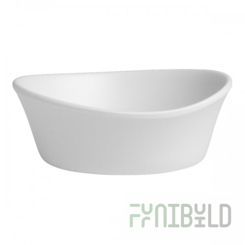 Delfin Marisol from Steelite International 16 oz. White Melamine Grapefruit Bowl - 12/Case