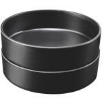 Cal-Mil Hudson 72 oz. Black Raised Rim Melamine Bowl Cal-Mil Hudson 72 oz. Black Raised Rim Melamine Bowl