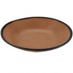 GET B-420-GBL Pottery Market 1.3 Qt. Matte Speckled Grayish Blue Melamine Salad / Pasta Bowl - 12/Pack